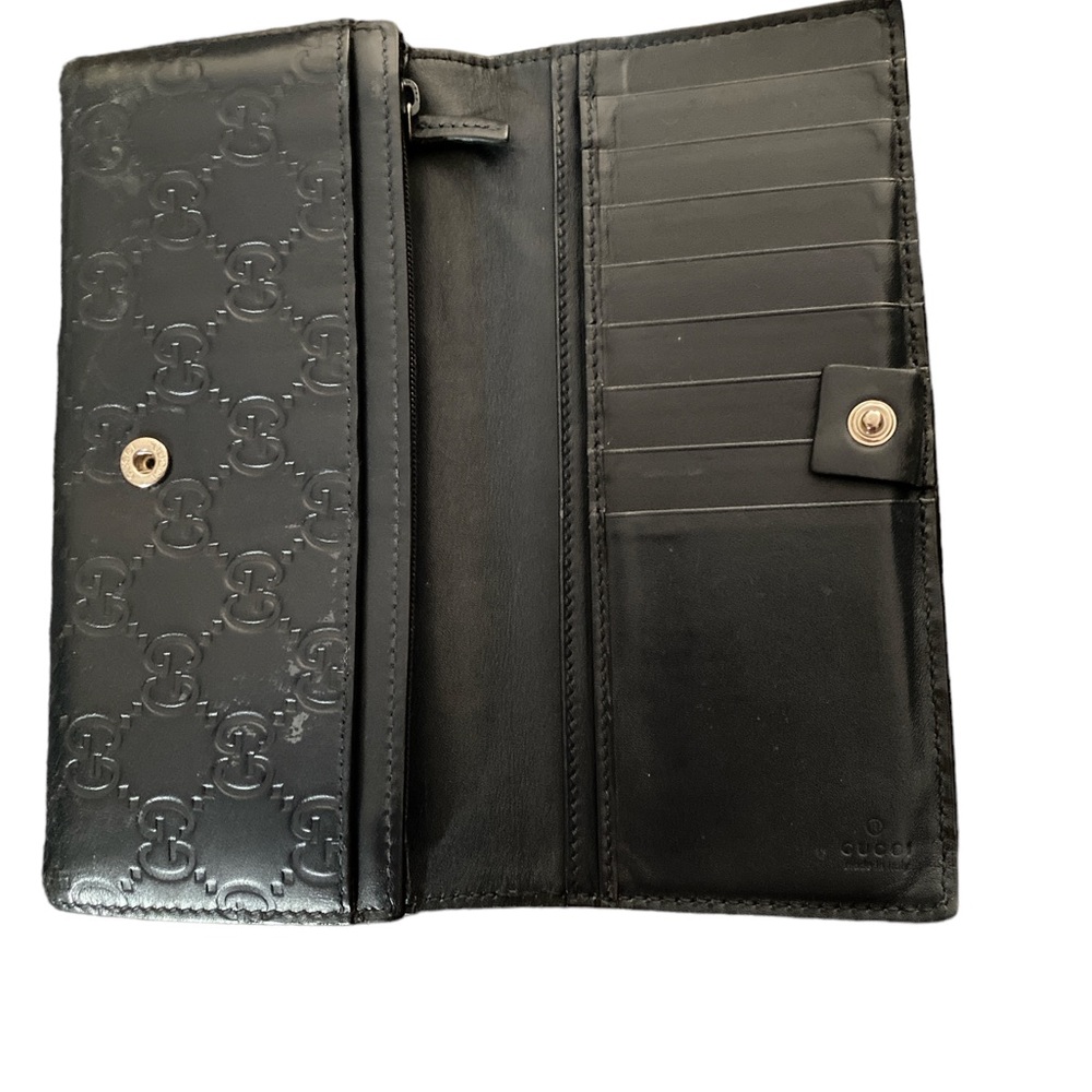 Gucci Logo Leather Wallet - Picture 3 of 6